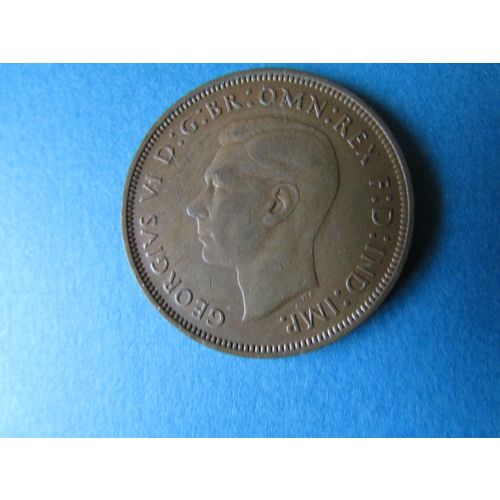 1948 GEORGE VI ONE PENNY FREE POST. J