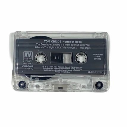 House Of Hope By Toni Childs Cassette A&M Records 1991