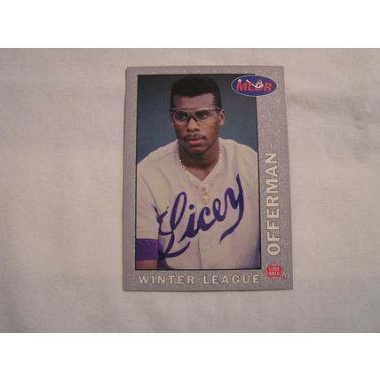 Jose Offerman 1993 Lime Rock Winter League GOLD NO. 77