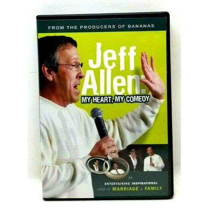 Jeff Allen My Heart, My Comedy 2008 DVD Christian Comedy Marriage & Family (L57)