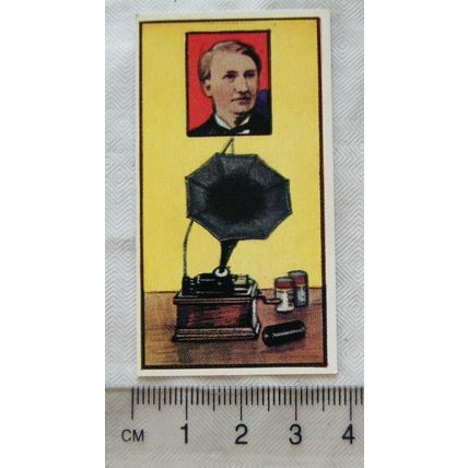 1965 Fine Fare Tea Inventions & Discoveries No. 5 The Gramophone