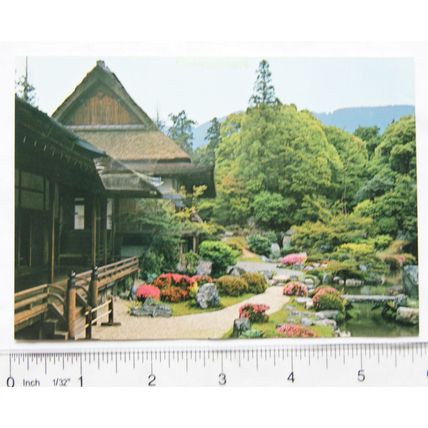 1974 postcard Sanpoin & Its Garden, Kyoto, Japan