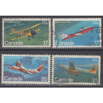 ZAYIX - 1981 Canada 903-906 Used - Aircraft - Aviation 060422S57