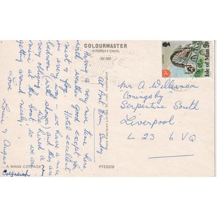 IOM Postcard 1978 - A Manx Cottage