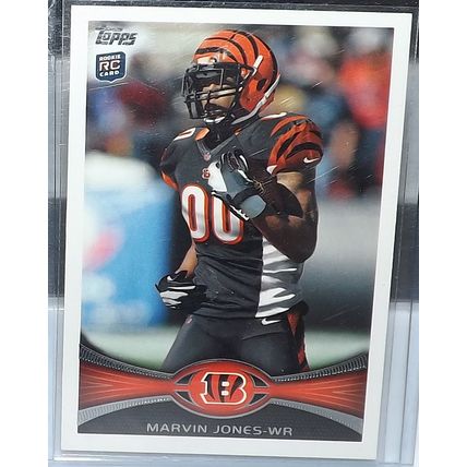 2012 Topps MARVIN JONES (Bengals) Rookie Card #202