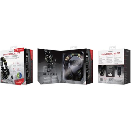 dreamGEAR Universal Elite Amplified Wired Stereo Gaming Headset-CAMO-NEW-FAST