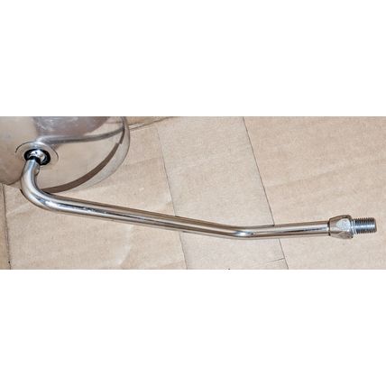 TOYO MOTORCYCLE MIRROR 4.5" LEFT JAPANESE BIKE MIRROR CUSTOM BIKE MIRROR