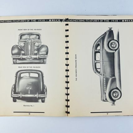 Buick Straight 8 1938 Engineering Information Original Book VERY RARE