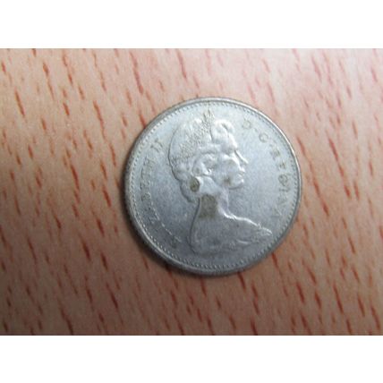 1968 Queen Elizabeth ll 10 Cents Canada Coin silver