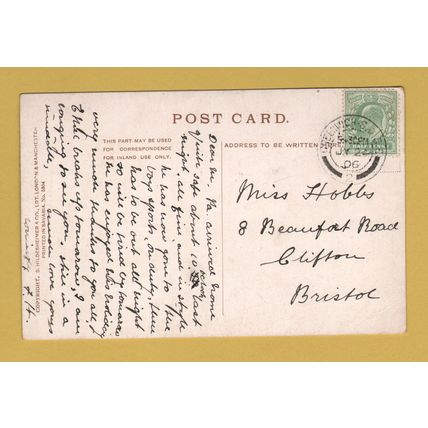 Nr Mapledurham, R.Gallon - Postally Used - Greenwich S.O 22nd July 1906