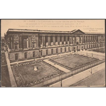 La Colonnade du Louvre, Paris, c.1910s - Papeghin CPA