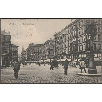 Kärntnerstrasse, Wien I, 1912 - Wytlacil, Philippovic & Co AK