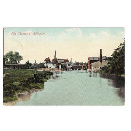 The Thames At Abingdon, Oxfordshire, Postcard.