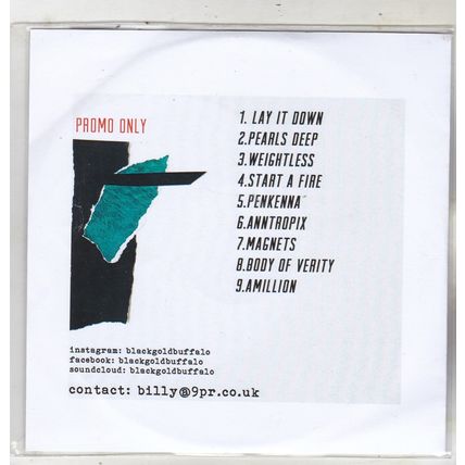 Black Gold Buffalo (2018) PROMO CD Album