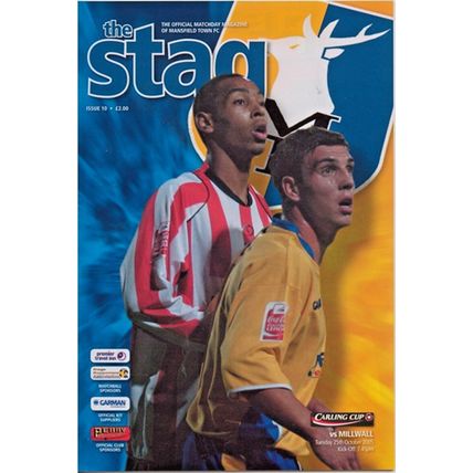 MANSFIELD TOWN v MILLWALL LEAGUE CUP ROUND 3 2005