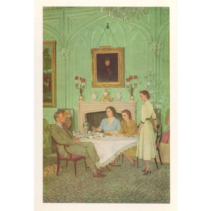 King George VI Conversation Piece James Gunn National Portrait Gallery Painting