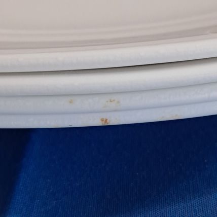 Lot 4 Corelle SAND SKETCH Dinner PLATES 6 3/4 Salad Dessert Livingware Salad