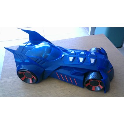 BATMAN (6" Action Figure) & BATMOBILE (14" Brave & The Bold Version) Mattel