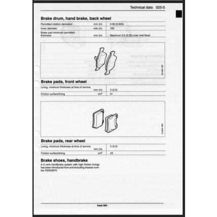 Saab 900 Brakes Workshop Manual 1994 1996 199525706 PDF