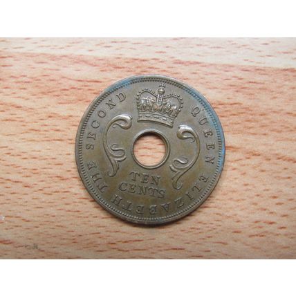 East Africa 1956 10 Cents Coin