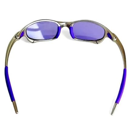 X-Metal Juliet Plasma Sunglasses Low Light Blue