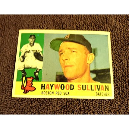 1960 Topps 474 Haywood Sullivan Boston Red Sox Catcher 7.0 NM Shape No Creases
