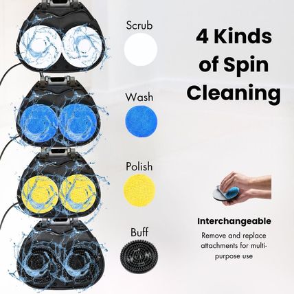 Ewbank EP170 Complete Cleaner, Washer, Scrubber, Scourer, and Polisher, Intercha