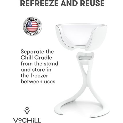 Vochill Stemmed Wine Glass Chiller | Made in USA | Radically Cool Wine Tool – Ke