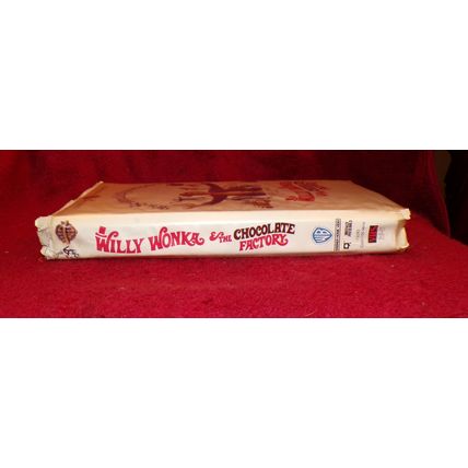 VHS 1986 WARNER BROTHERS WILLY WONKA & THE CHOCOLATE FACTORY-RATED G
