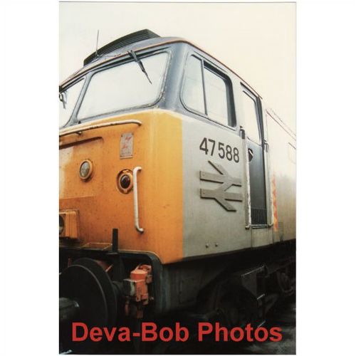 Railway Photos BR Class 47 47588 BESCOT TMD 1988 Carlisle Currock 47/4 Loco 10