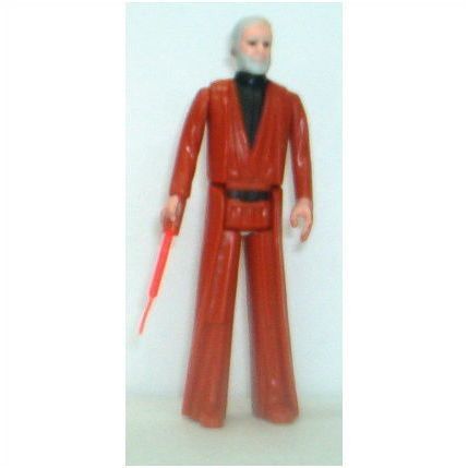 STAR WARS ' VINTAGE ' BEN KENOBI /orange light saber action figure ( 1978 )