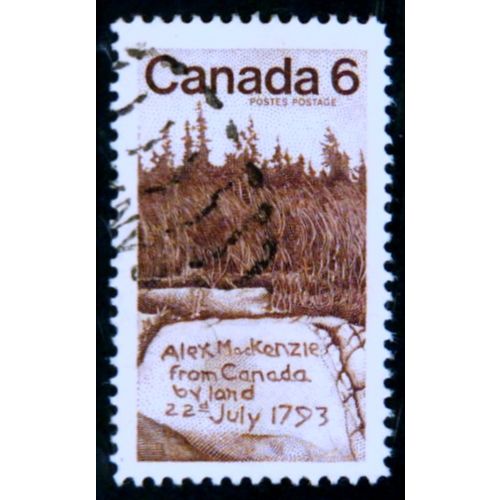CANADA 1970 SG 658 6c MACKENZIES INSCRIPTION FINE USED#