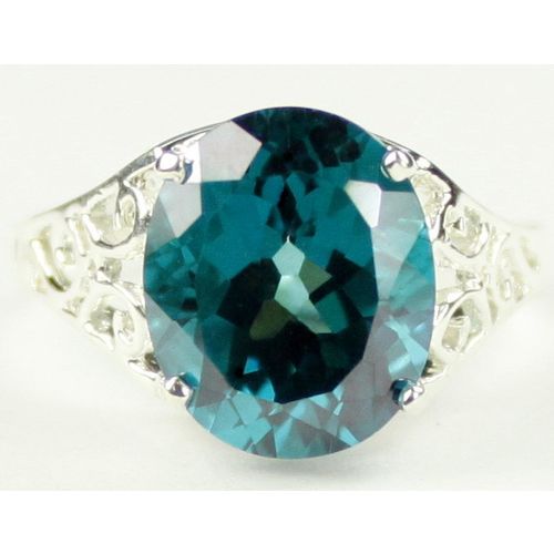 Paraiba Topaz, 925 Sterling Silver Ladies Ring, SR057