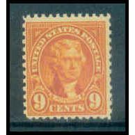 641 9c Thomas Jefferson Barely Clears MNH Q1839