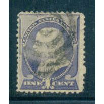 Used 212 1c Benjamin Franklin Barely Clears M01526