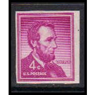 1058 4c Abraham Lincoln Fine MNH Imperf W2390