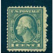 Used 405 1c George Washington Fine A08654