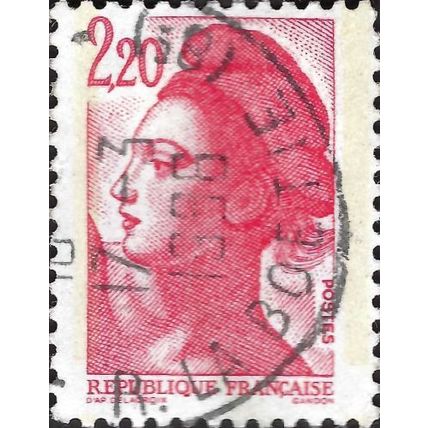 FRANCE, Liberte de Gandon, red 1985, 2.20F, #2
