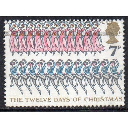 GB 1977 Christmas - Twelve Lords a Leaping, Eleven Ladies Dancing ... 7p Used