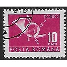 Po Mi 115: 10 b. magenta Postage Due: Posthorn, no wmk.