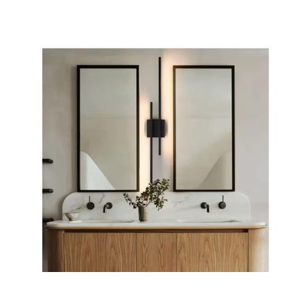 KAISITE 36.2" 1-Light Black LED Vanity Light Bar 28-Watt Bathroom Light Fixture