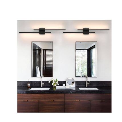 KAISITE 36.2" 1-Light Black LED Vanity Light Bar 28-Watt Bathroom Light Fixture