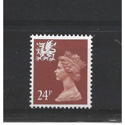 Wales.W58 24p Indian Red.Unmounted Mint.Aug25