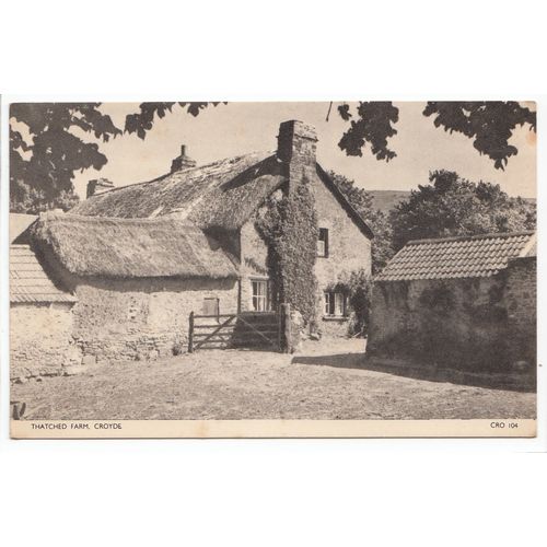 Thatched Farm Croyde North Devon Postcard CRO104