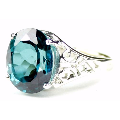 Paraiba Topaz, 925 Sterling Silver Ladies Ring, SR057