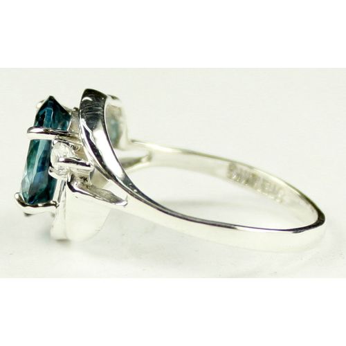 Paraiba Topaz, 925 Sterling Silver Ladies Ring, SR021