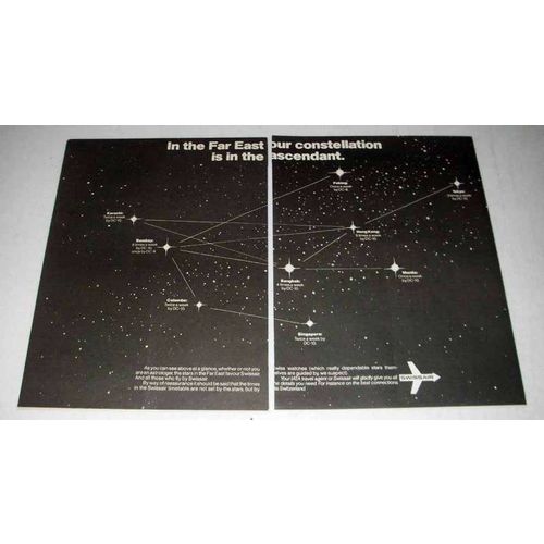 1978 Swissair Airlines Ad - Our Constellation