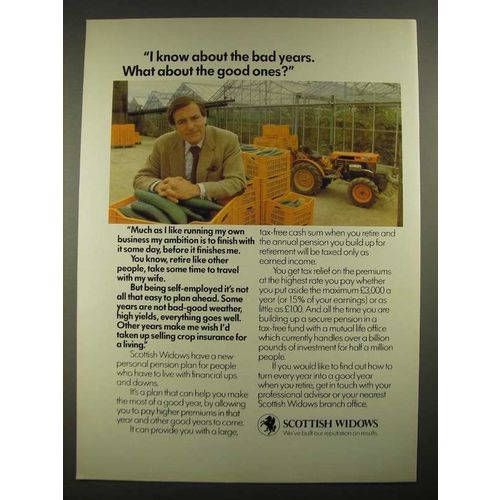 1979 Scottish Widows Personal Pension Plan Ad - The Bad Years