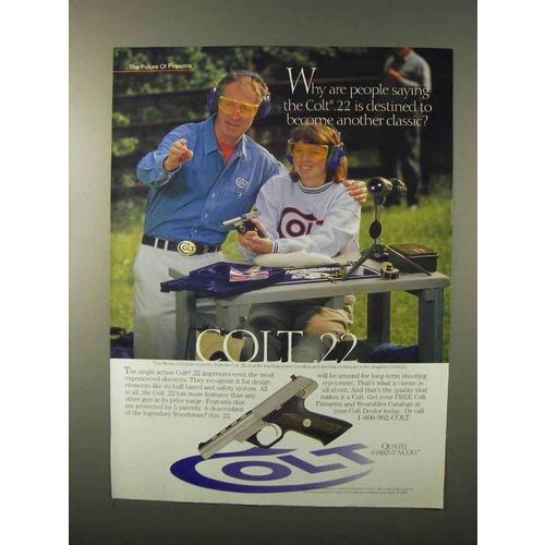 1995 Colt .22 Pistol Ad - Become Another Classic