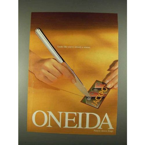 1996 Oneida Etage Knife Ad - Already a Winner